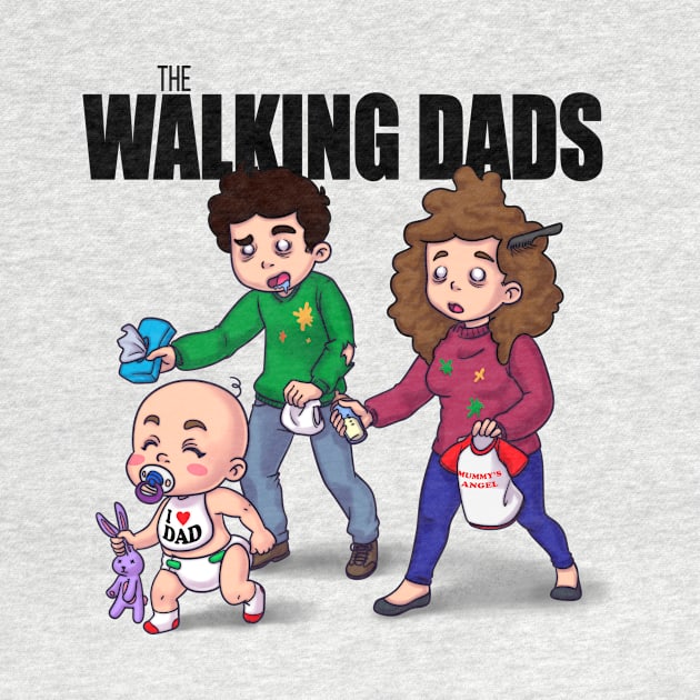 The Walking Dads by missraboseta